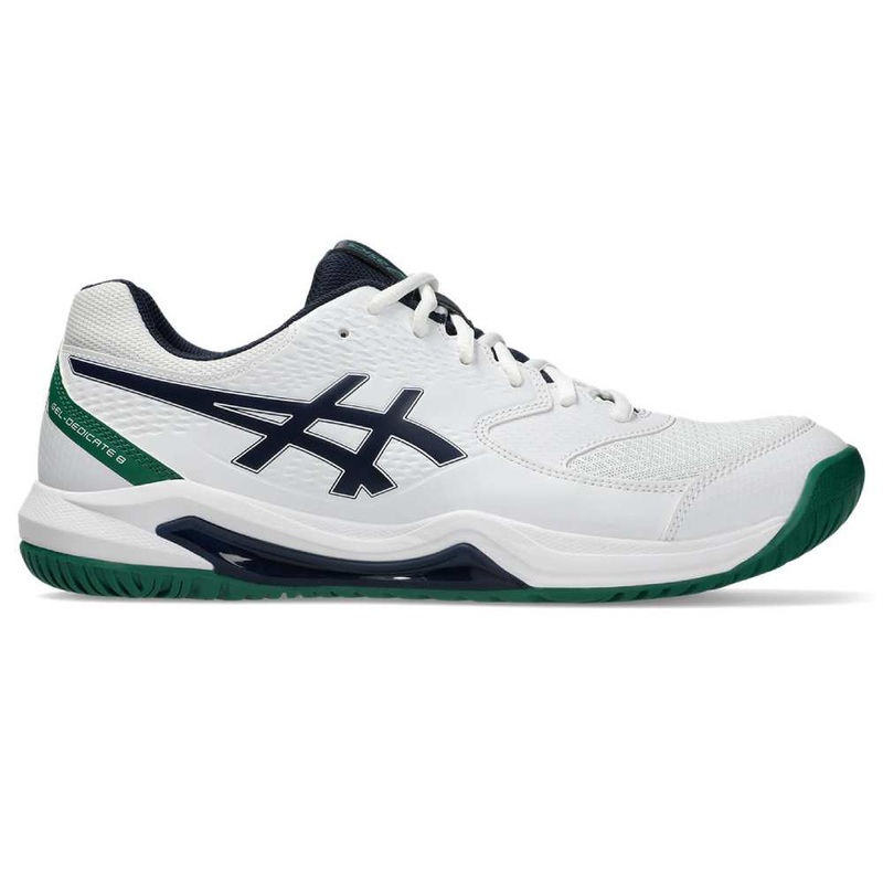 Asics Gel Dedicate 8 Men's Tennis Shoe (White/Midnight)