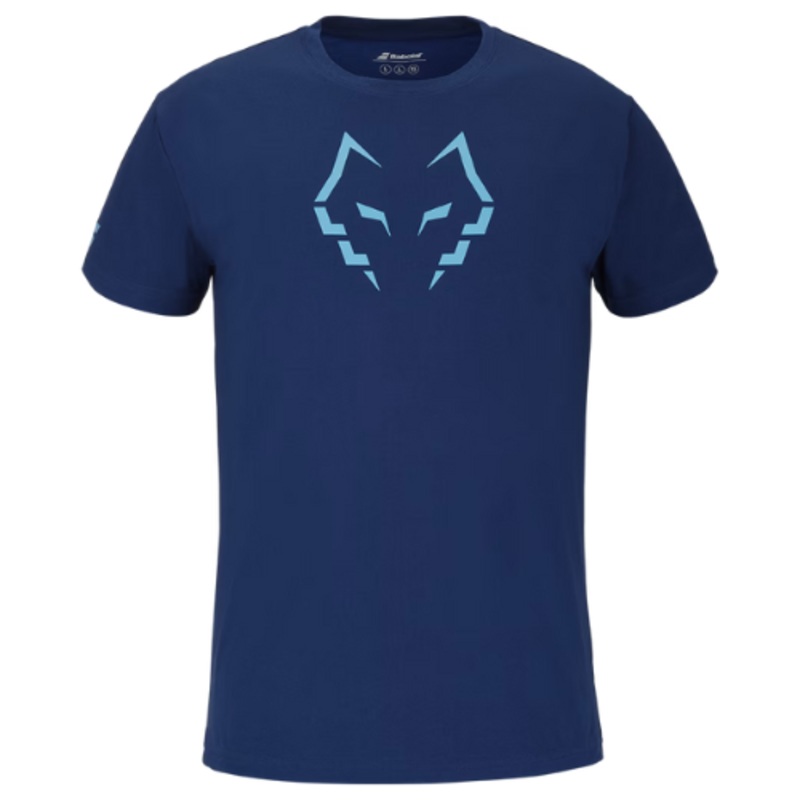 Juan Lebron Babolat cotton tee T-Shirt navy blue