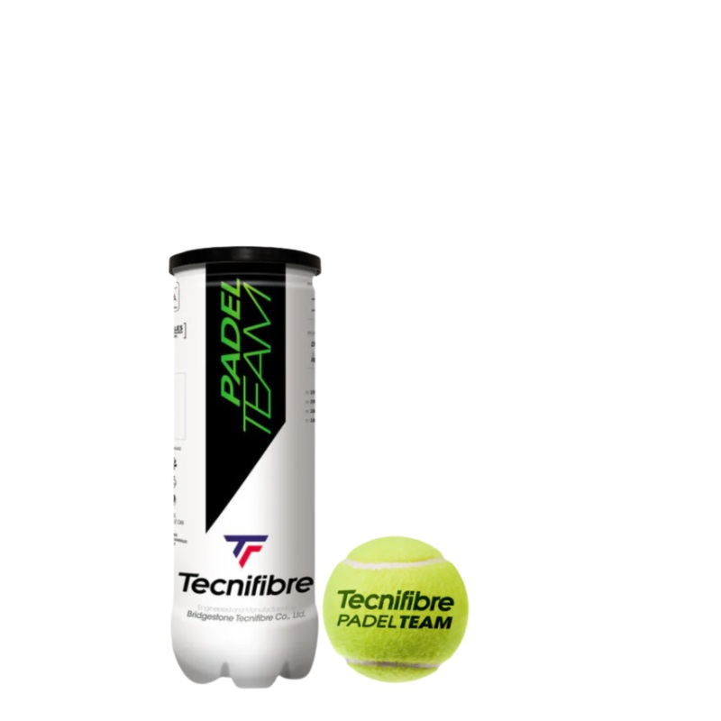 Tecnifibre Padel Team Balls (Tube of 3)