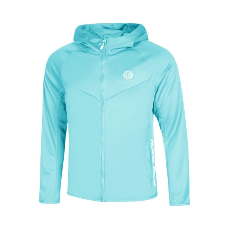 Crew Hood Training Jacket Boys - Light Blue