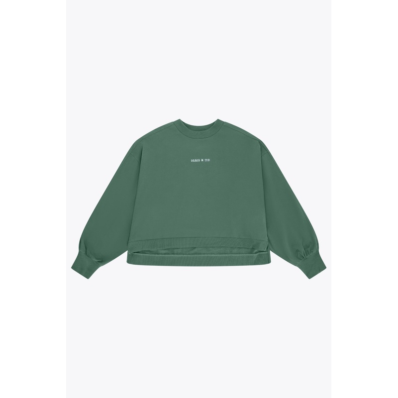 Osaka Women Cropped Sweater | Bayou Green