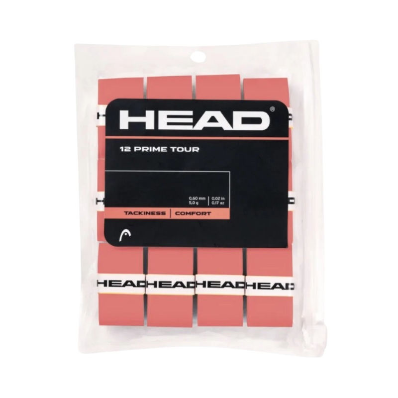 Pack de 12 Surgrips Head Prime Tour Saumon