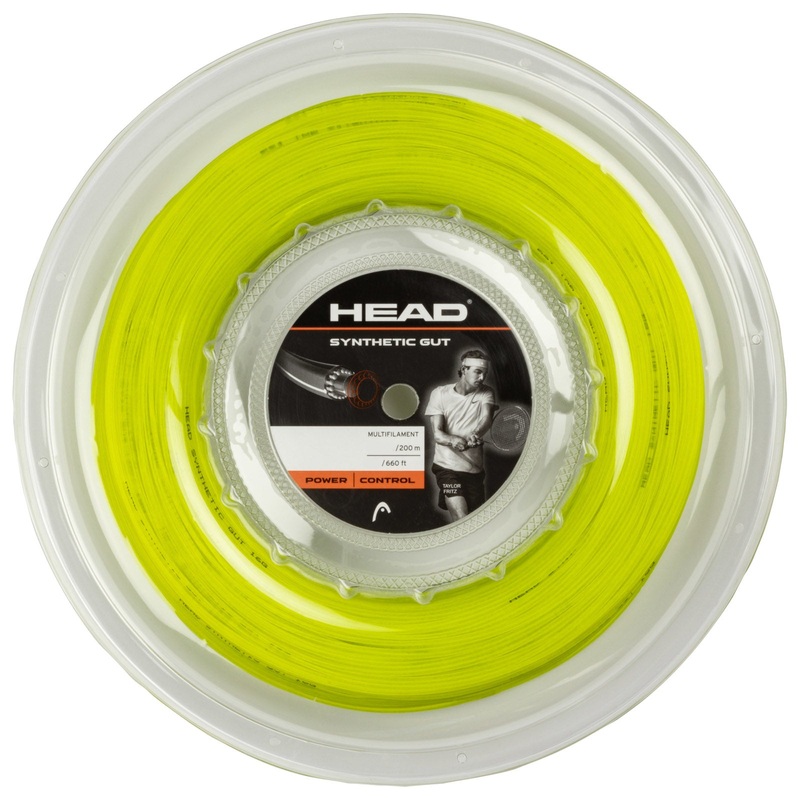 Head Synthetic Gut 17/1.25 Tennis String Reel (Yellow)