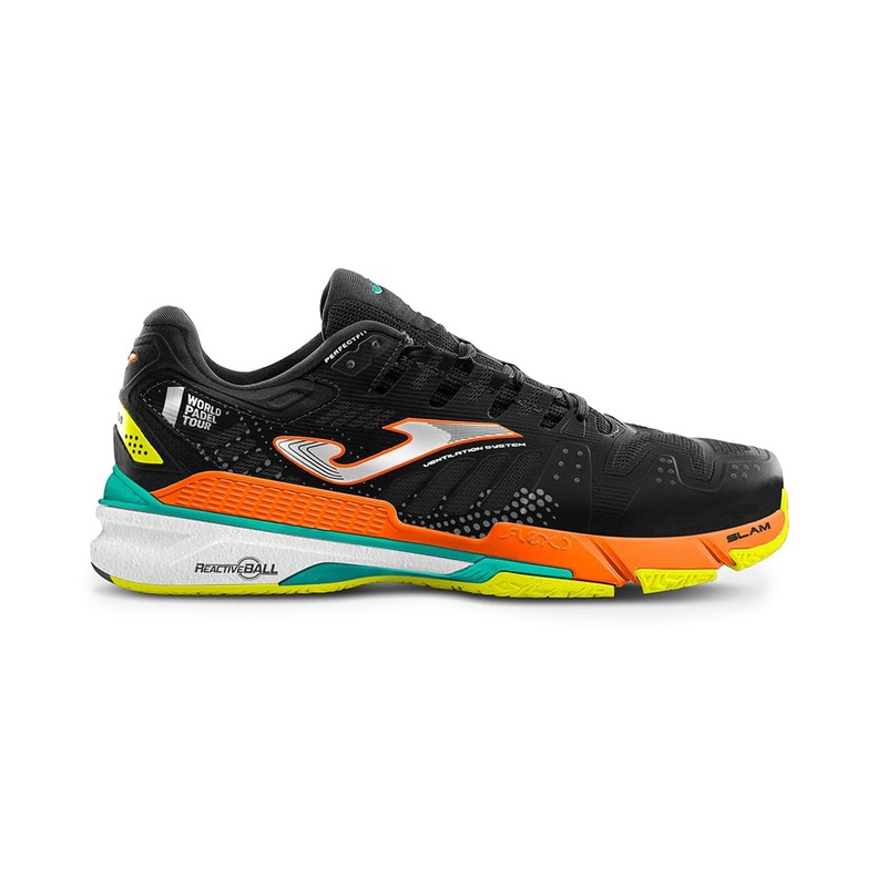 Joma T.Slam Men 2201 Black Orange Fluor