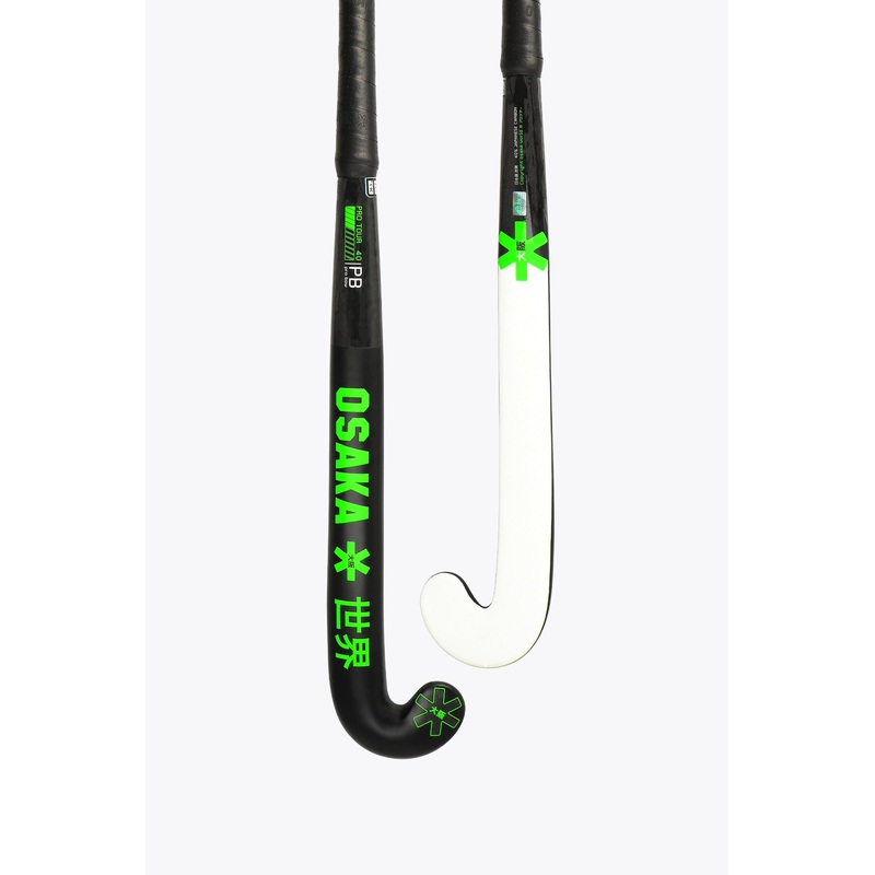 Osaka Field Hockey Stick Pro Tour 40 - Pro Bow - LTD Edition White | Iconic Black