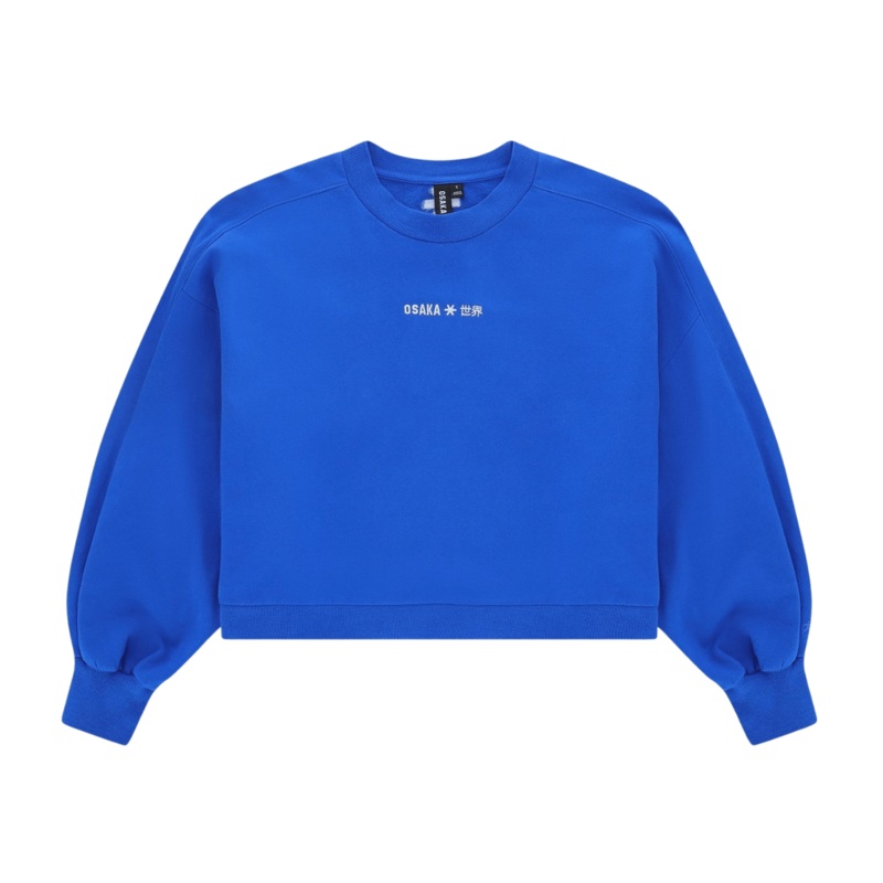 Osaka Women Cropped Sweater | Princess Blue