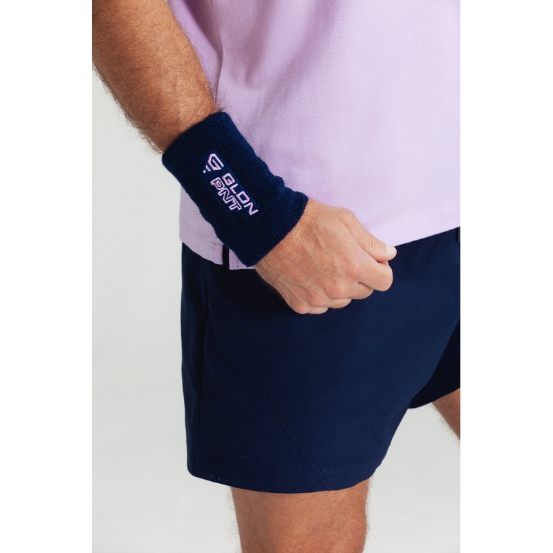 Sweatband Dark Navy/Lilac|4"|5"