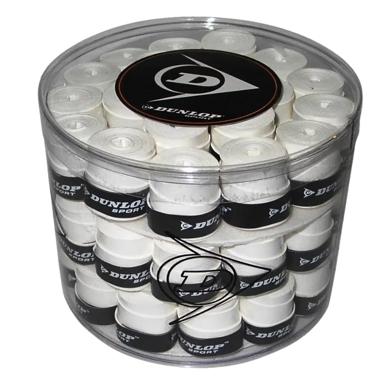 Bote de 60 surgrips Dunlop Tour Pro Blanc