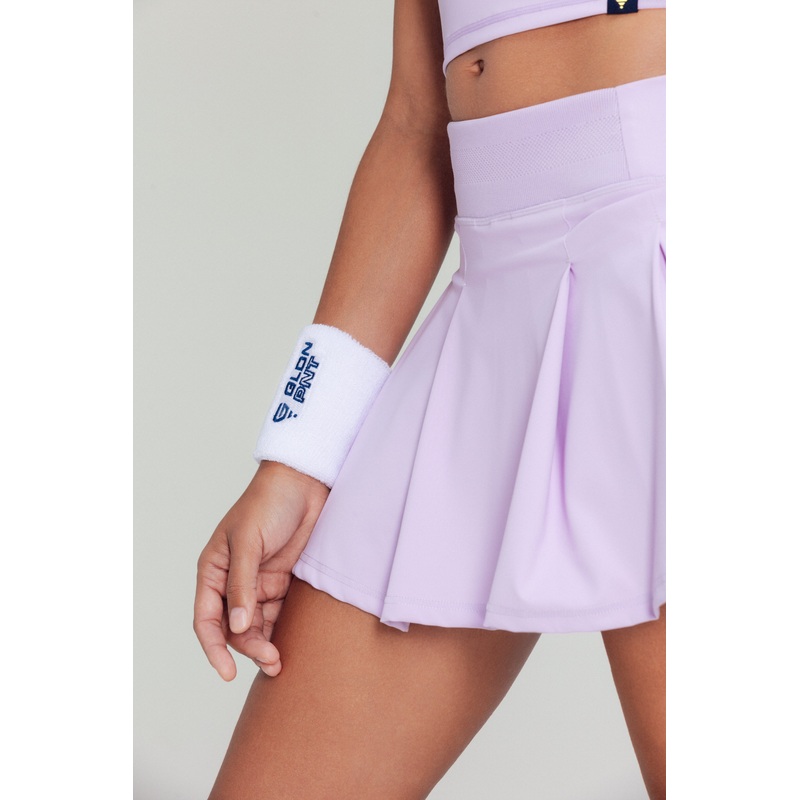 Sweatband White/Navy|4"