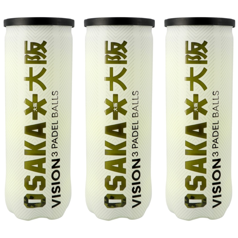 Tripack de 3 balles de padel Osaka Vision