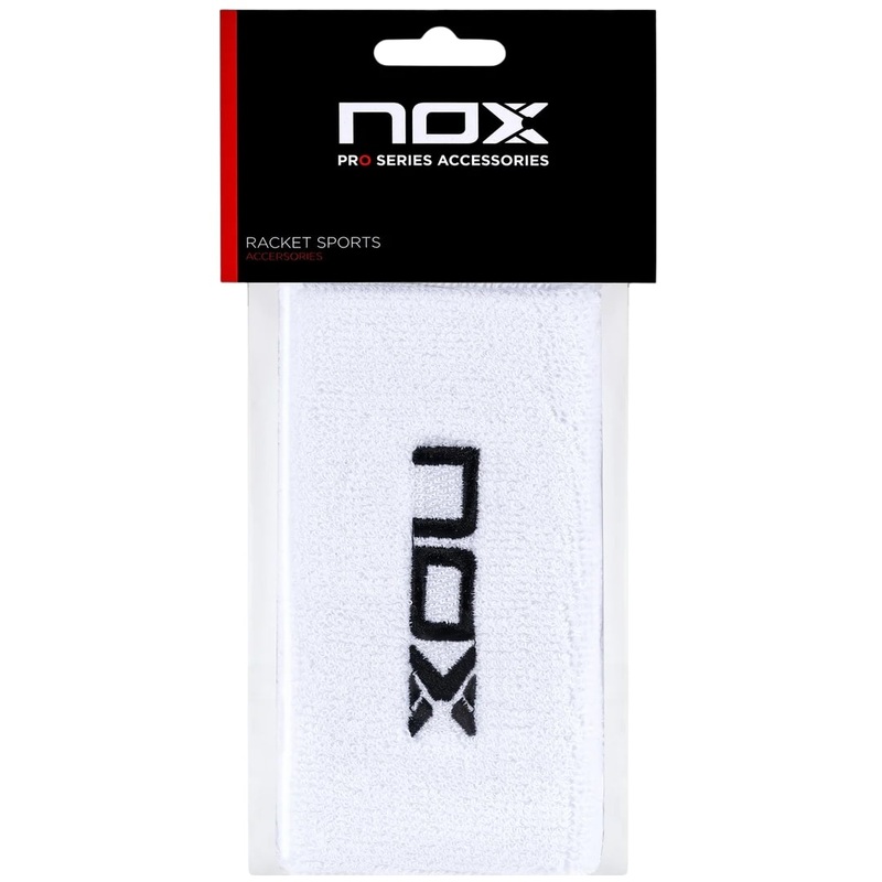 NOX Long Wristband - 2 Pack|White & Black Logo|Black & White Logo