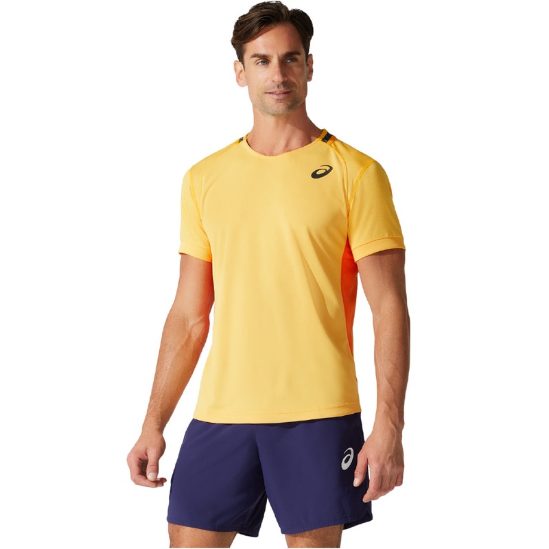 Asics MATCH M SS Tee Yellow T-Shirt
