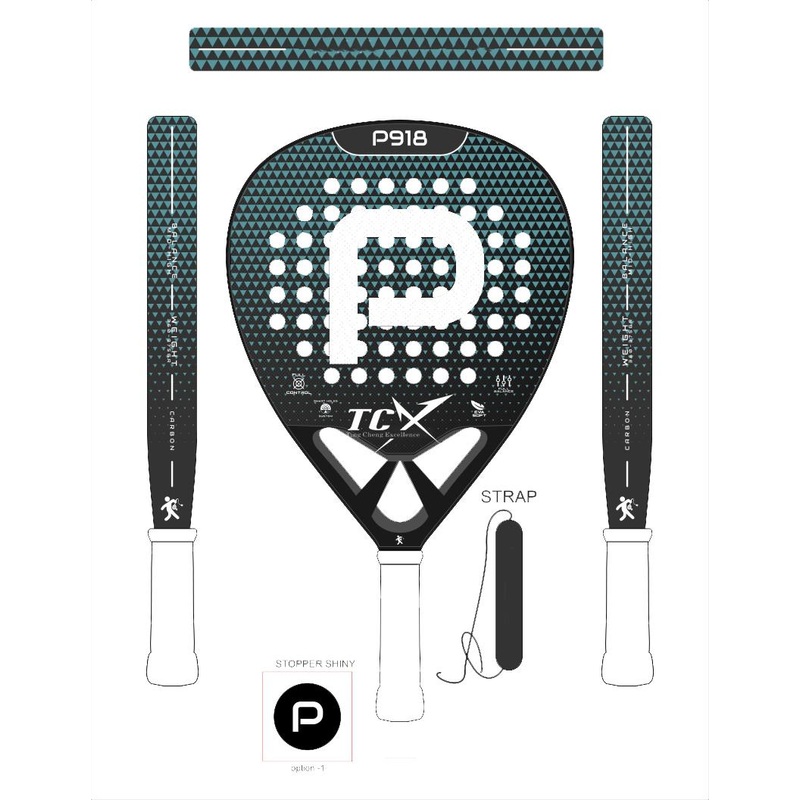 2022 Professional OEM Manufacturer Ud/3K/12K/18K Paddle Rackets with Good Quality & Perfect Appearance