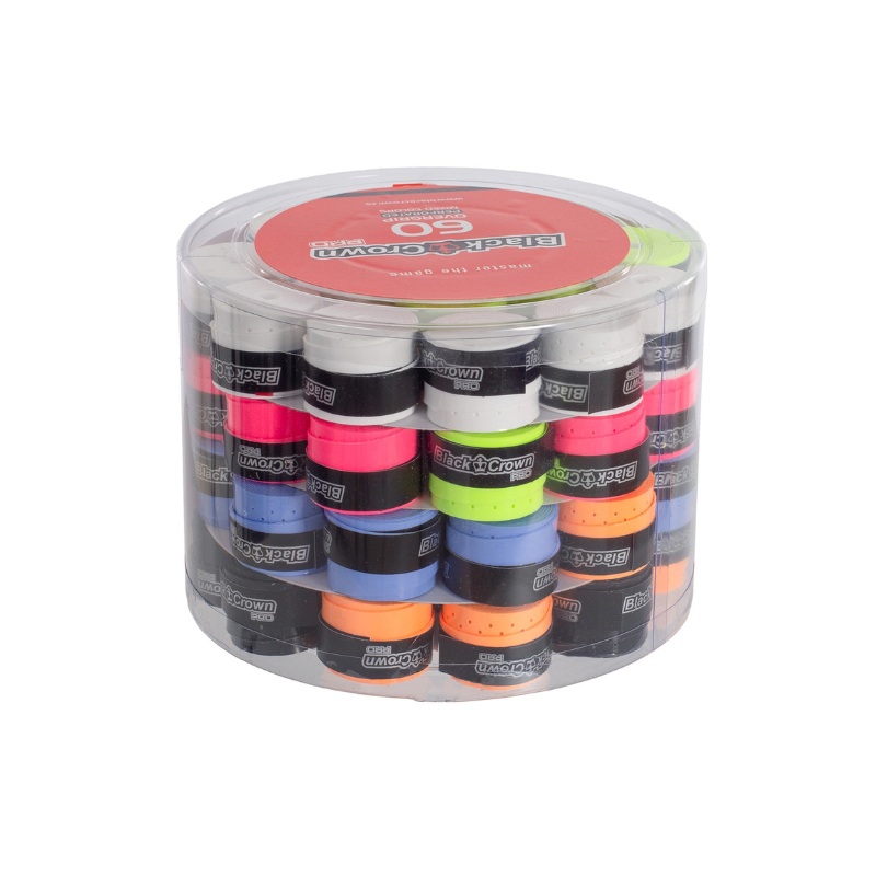 Bote de 60 surgrips Black Crown Perforados