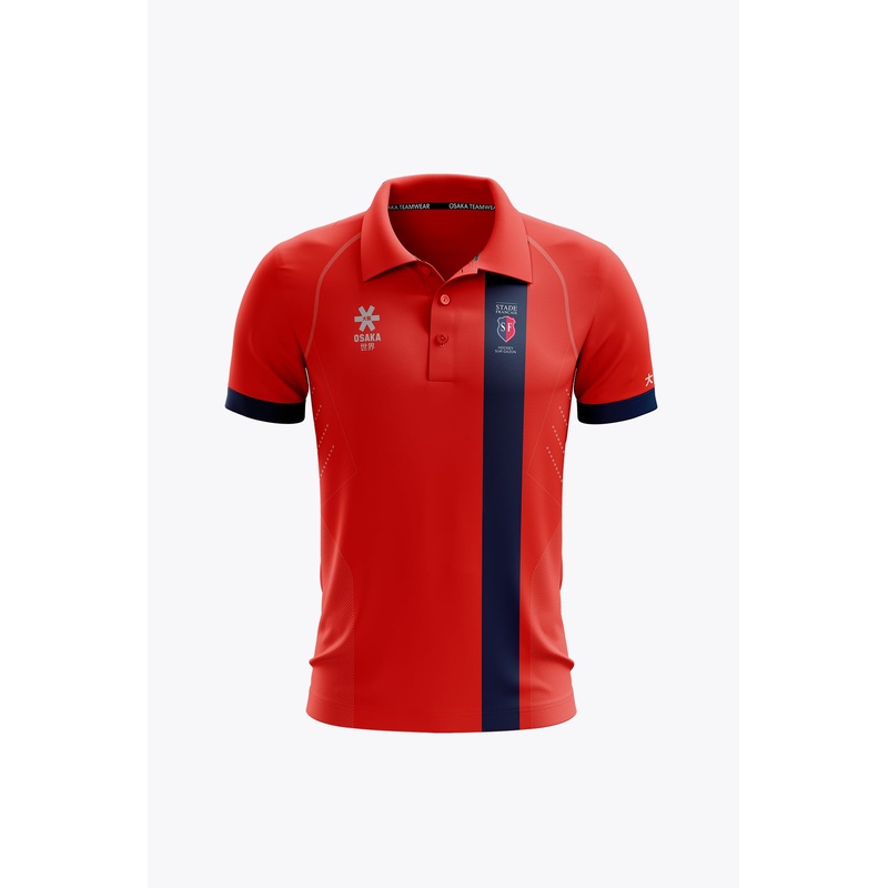 Stade Franais Women Polo Jersey - Red