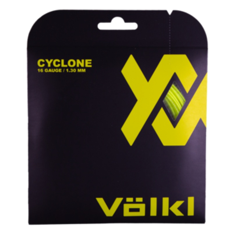 Volkl Cyclone 16/1.30 Tennis String (Neon Yellow)