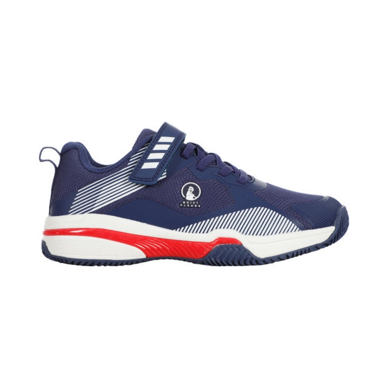 Match Velcro Clay Court Shoe Kids - Blue, Red