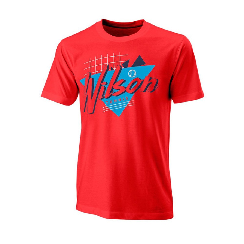 Wilson T-Shirt Nostalgia Tech Red