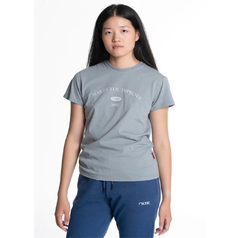 Nox Basic T-Shirt W Mujer Grey