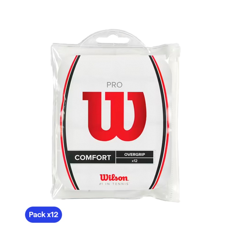 Overgrips Wilson Pro Comfort Blanco (Pack x12)