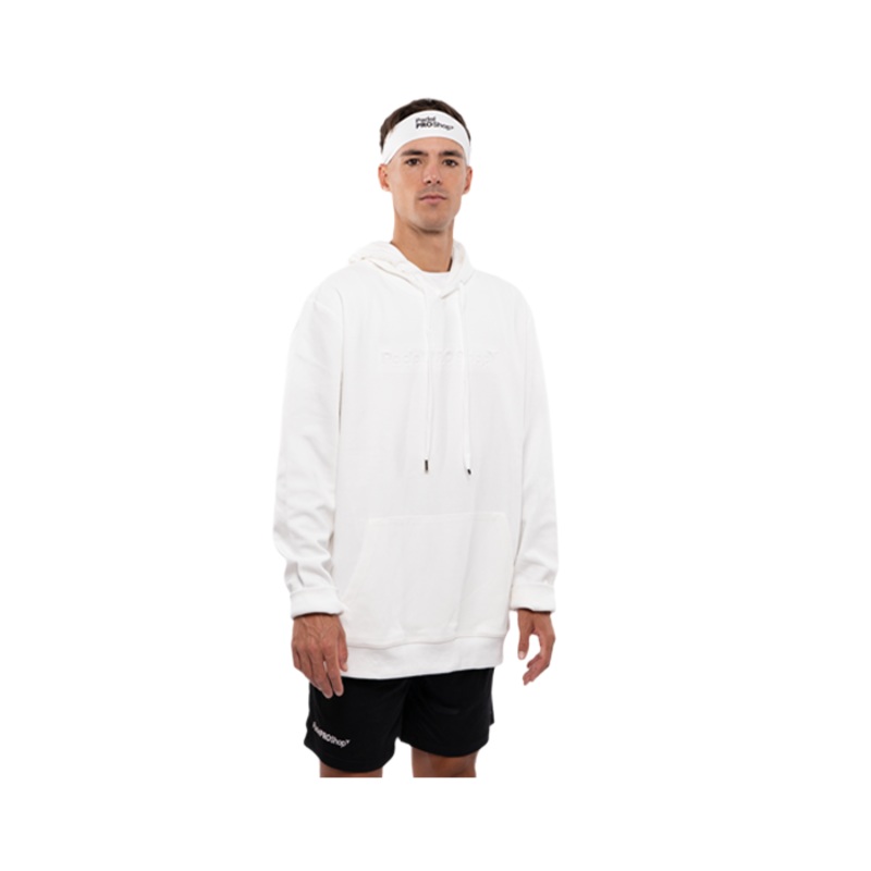 Sudadera Blanca con Relieve 2025