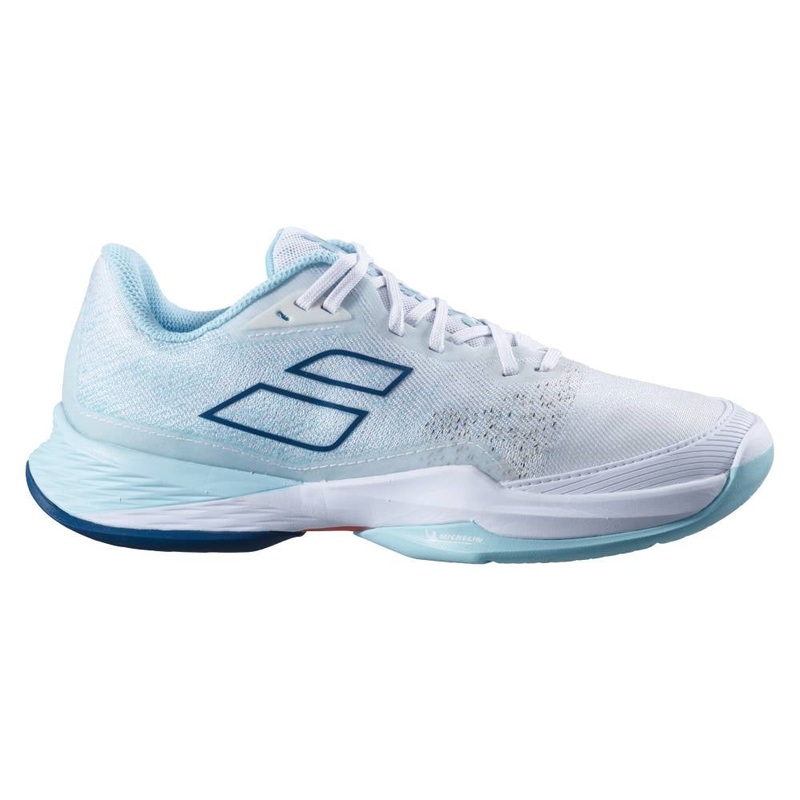Babolat Jet Mach 3 AC Women's Tennis Shoe (White/Blue)
