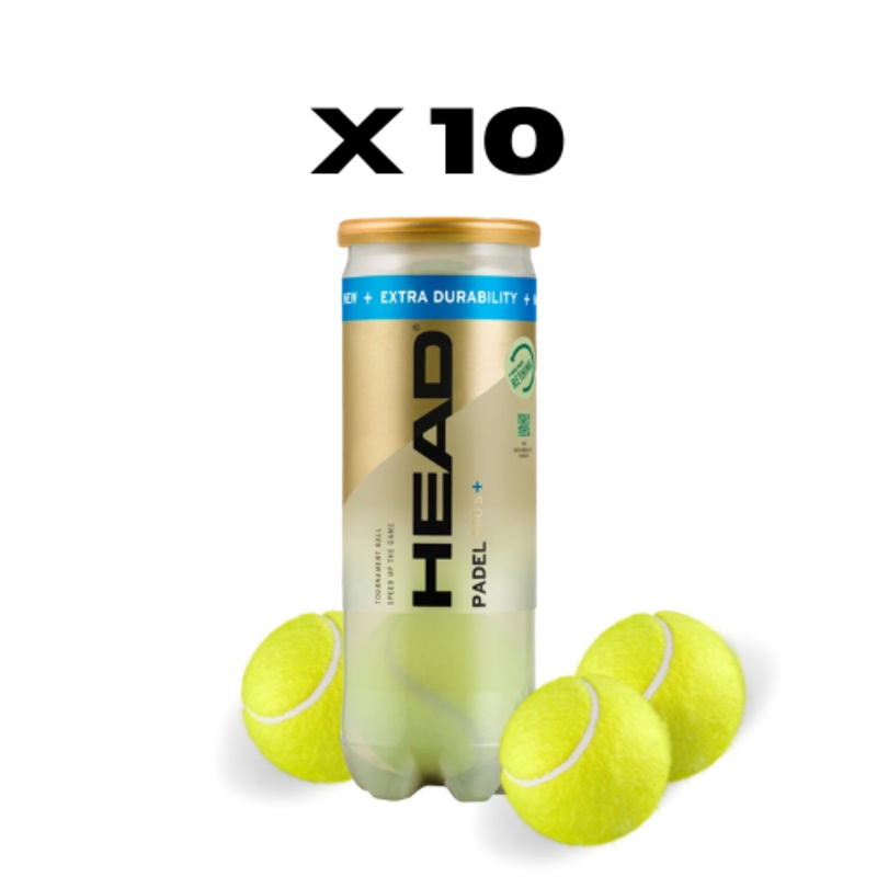 10 cans of Head Pro S+ Balls