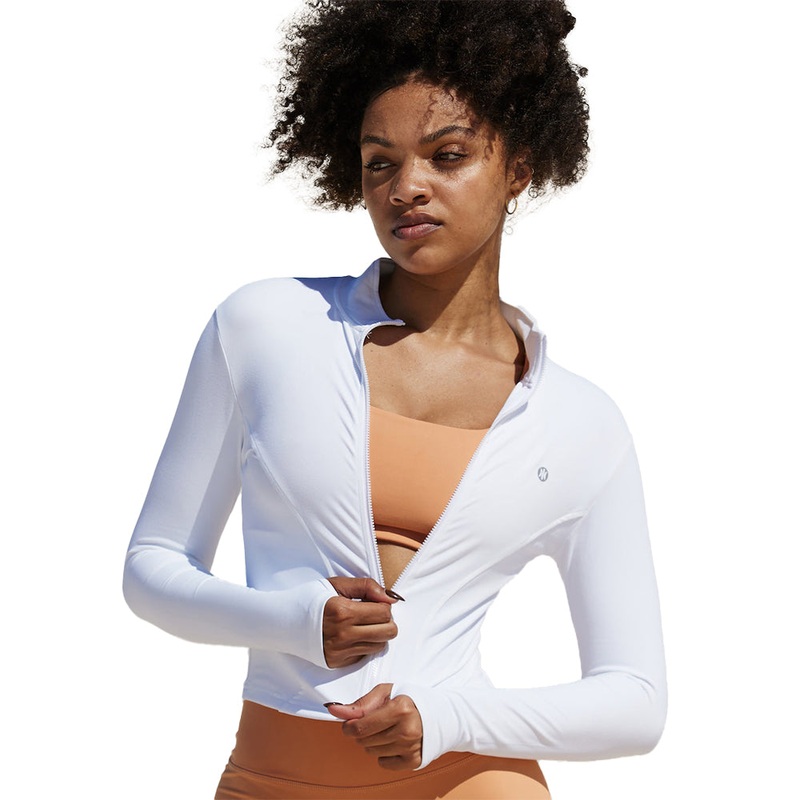 Astoria LIVE LUXE Zip Up Jacket - White