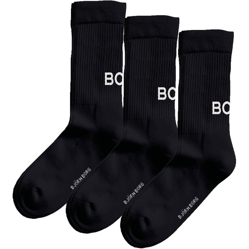 Bjrn Borg Core Crew Polyamide Sock Black (3 Pack)