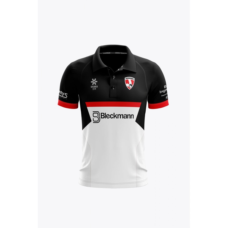 Blackbirds Women Polo Jersey - Retro Jersey | Black-Red-White