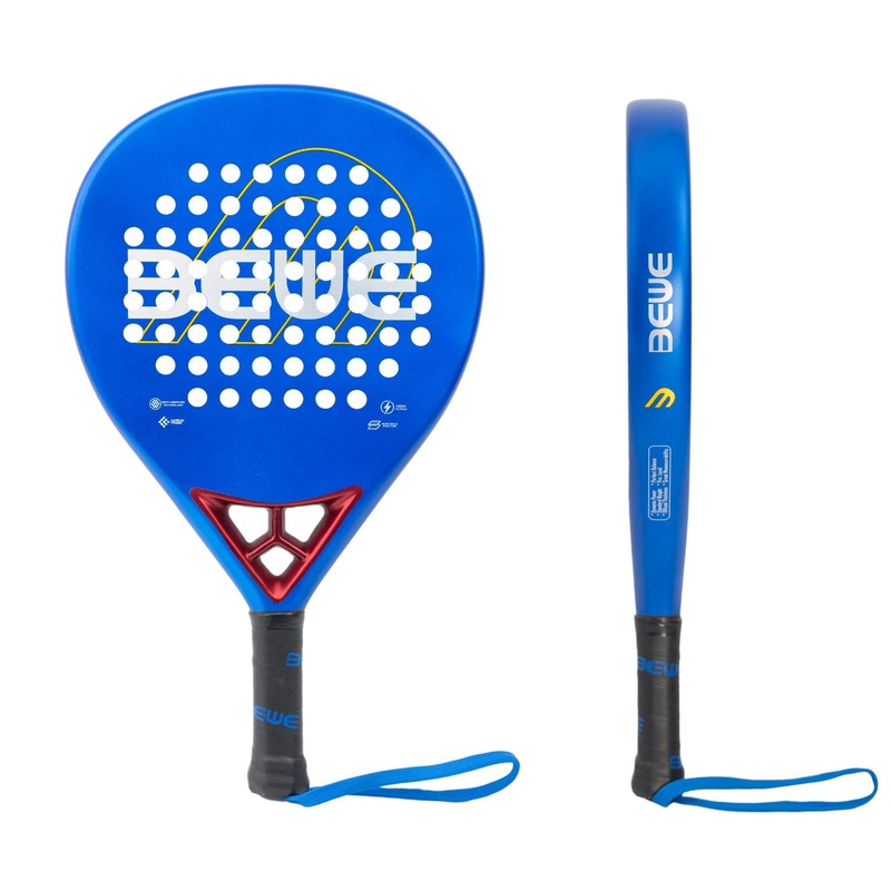 Custom Logo Print Good Quality Padel Rackets Carbon Fiber 18K