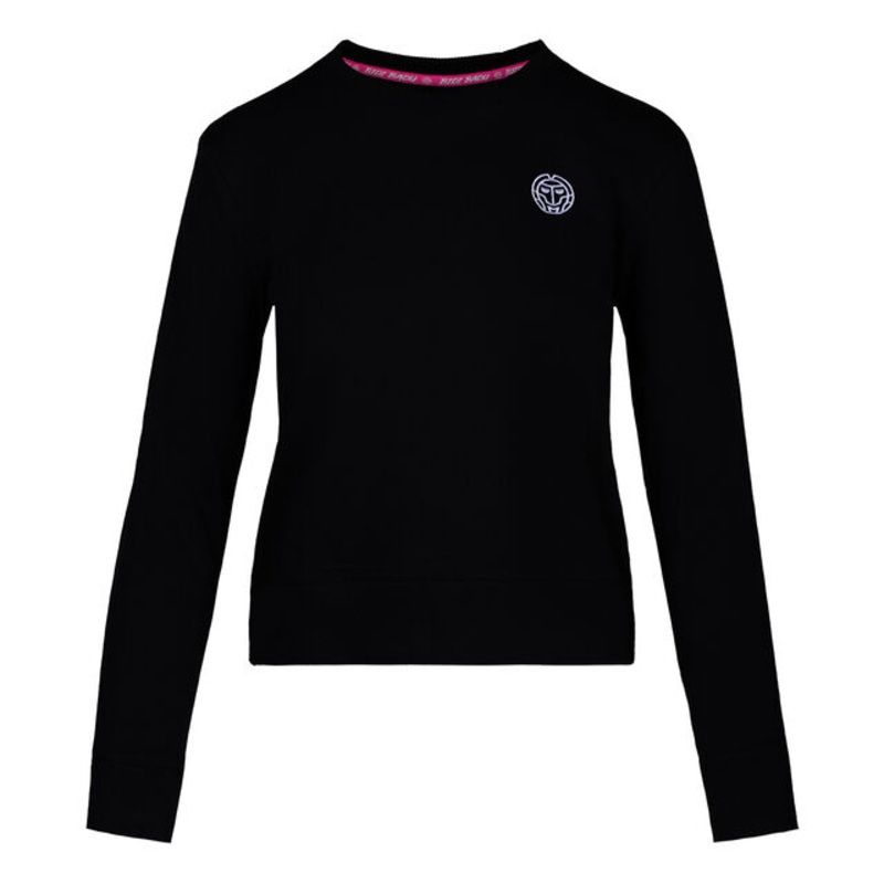 Mirella Basic Crew Sweatshirt Women - Black, White