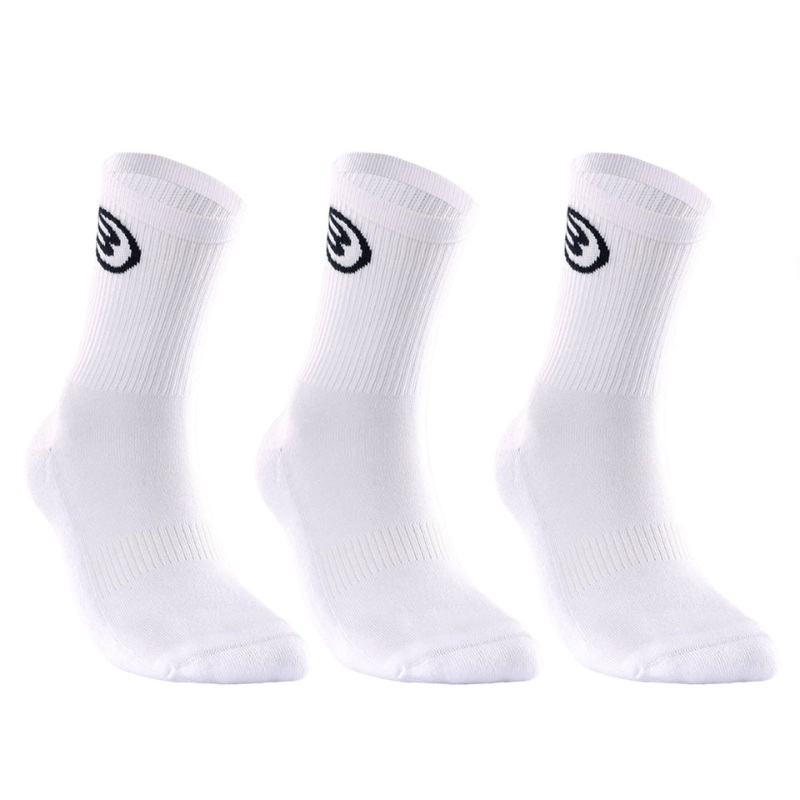 Chaussettes Bullpadel BP252 I Blanc x3
