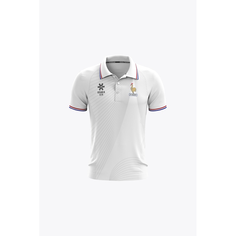 Official France Kids Polo Jersey | White