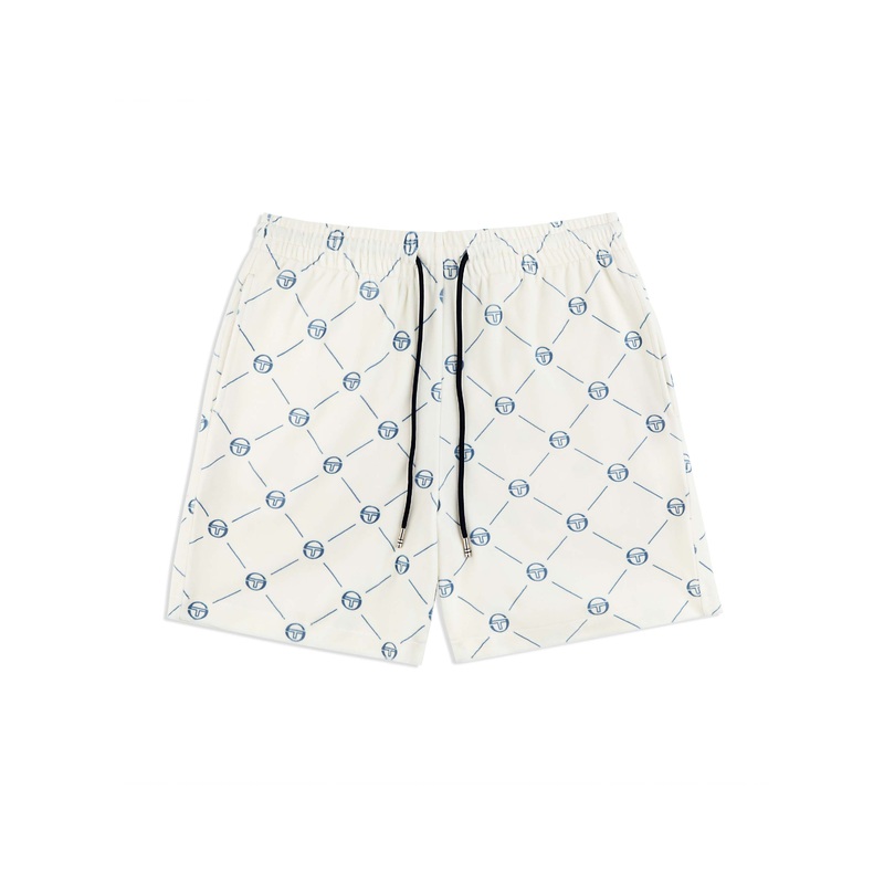 Sergio Tacchini Cosimo Velour Shorts - Gardenia