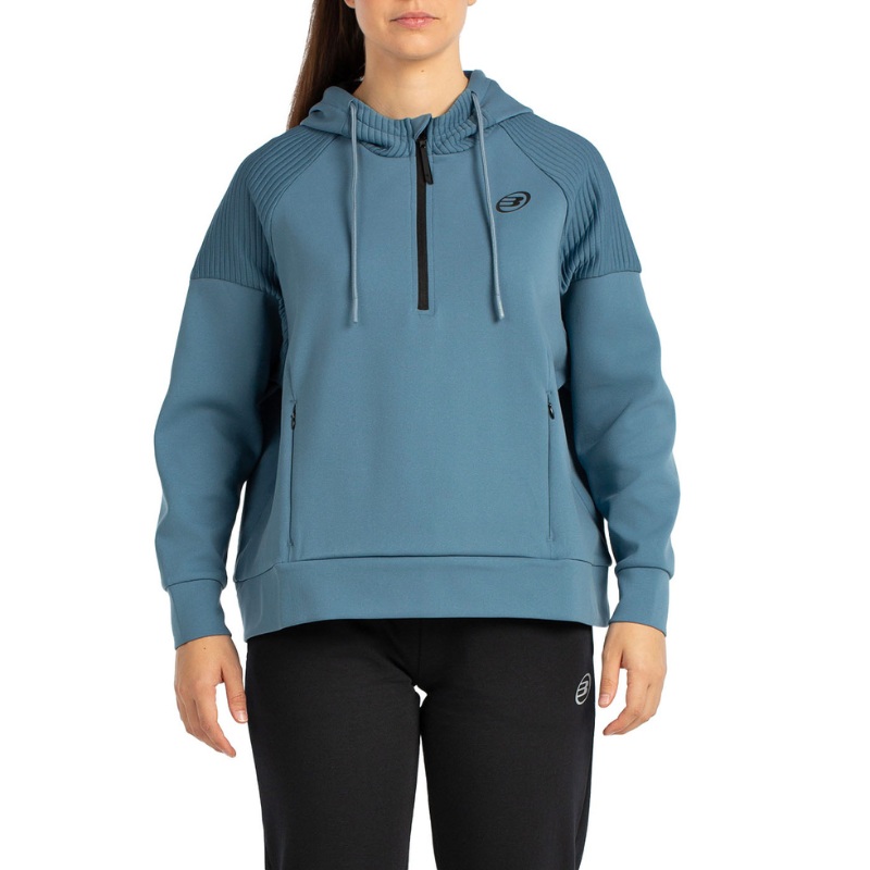Sweat Bullpadel Bateo Bleu Femme