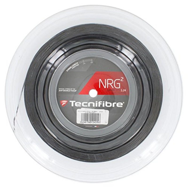 Tecnifibre NRG2 16/1.32 Tennis String Reel (Black)