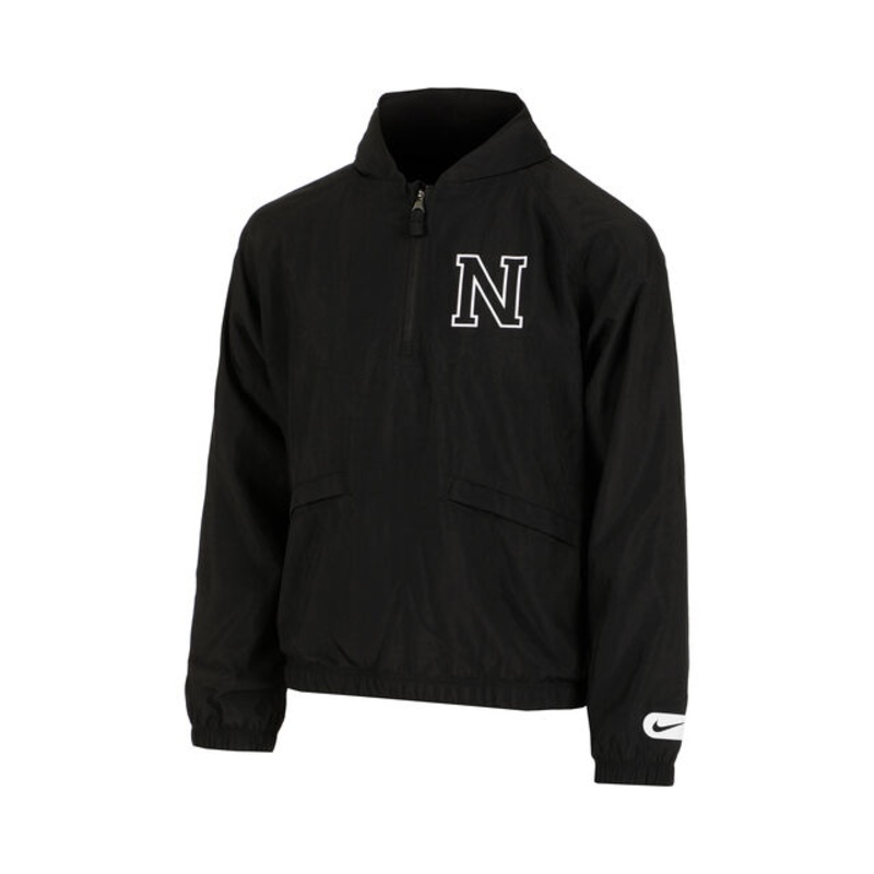 1/2-Zip Hoody Boys - Black