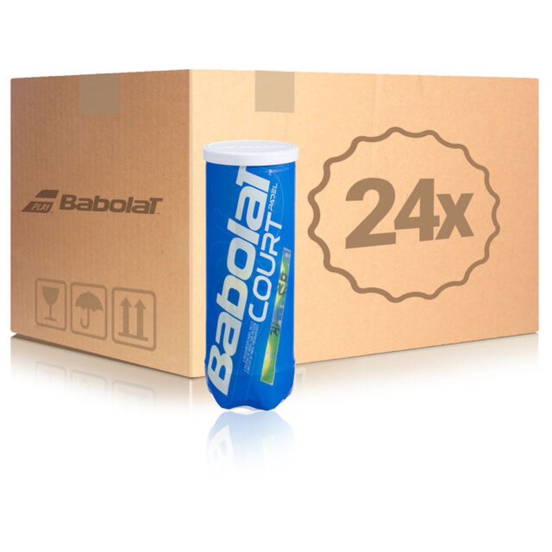 24x 3 Ball Tube Court Padel X3 in a box