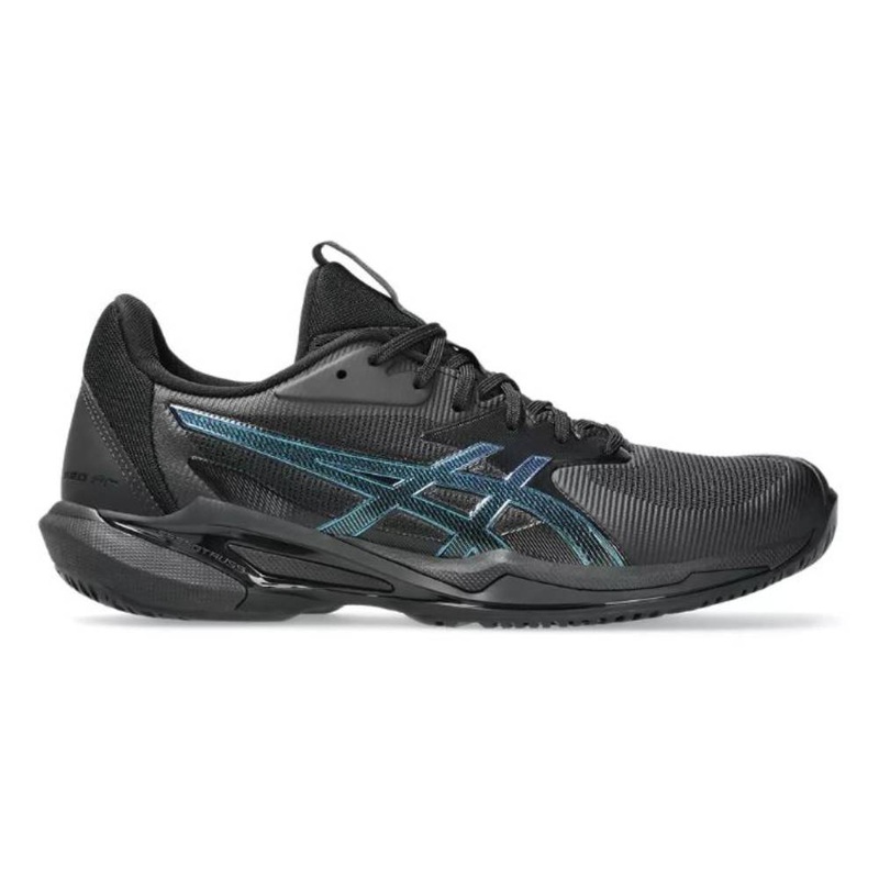 Asics Solution Speed FF 3 Night Energy Women's Tennis Shoe (Black/Prism Blue)