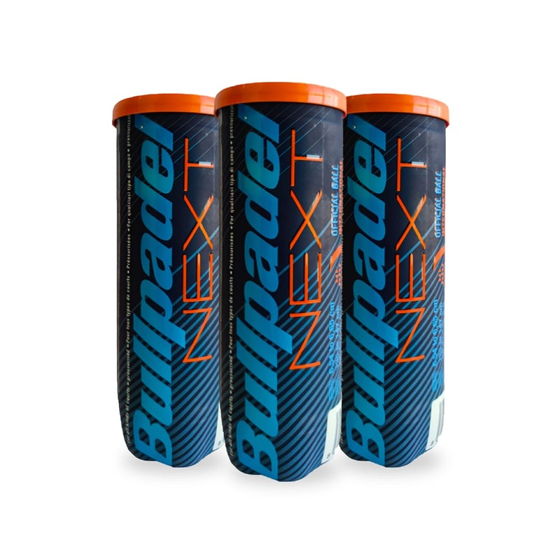 Bullpadel FIP NEXT Padel Ball - 3 Pack Bundle (3xCans)
