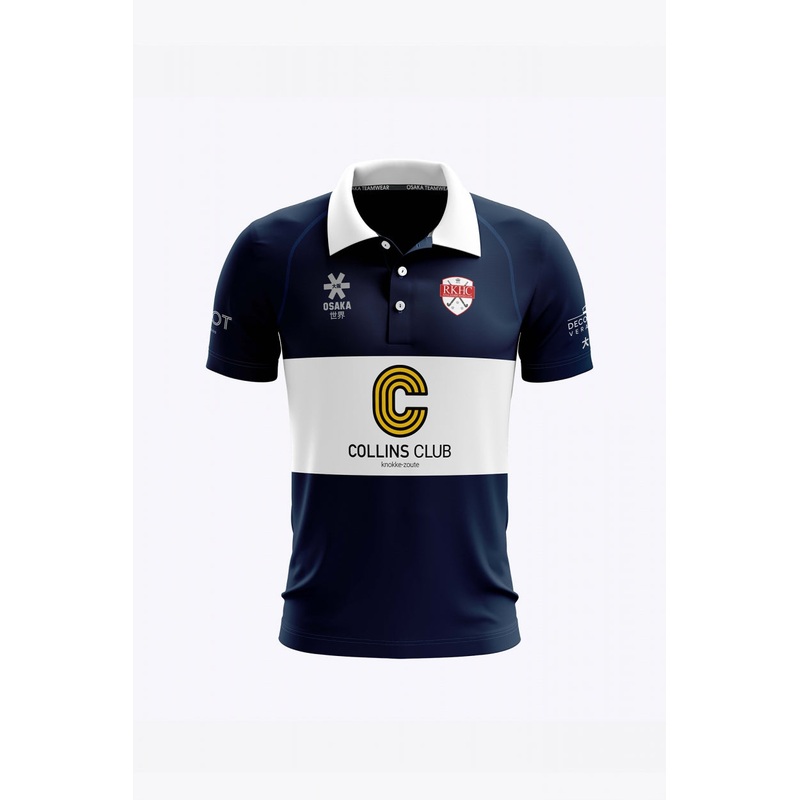 HC Knokke Men Polo Jersey Away - Retro Edition | Navy