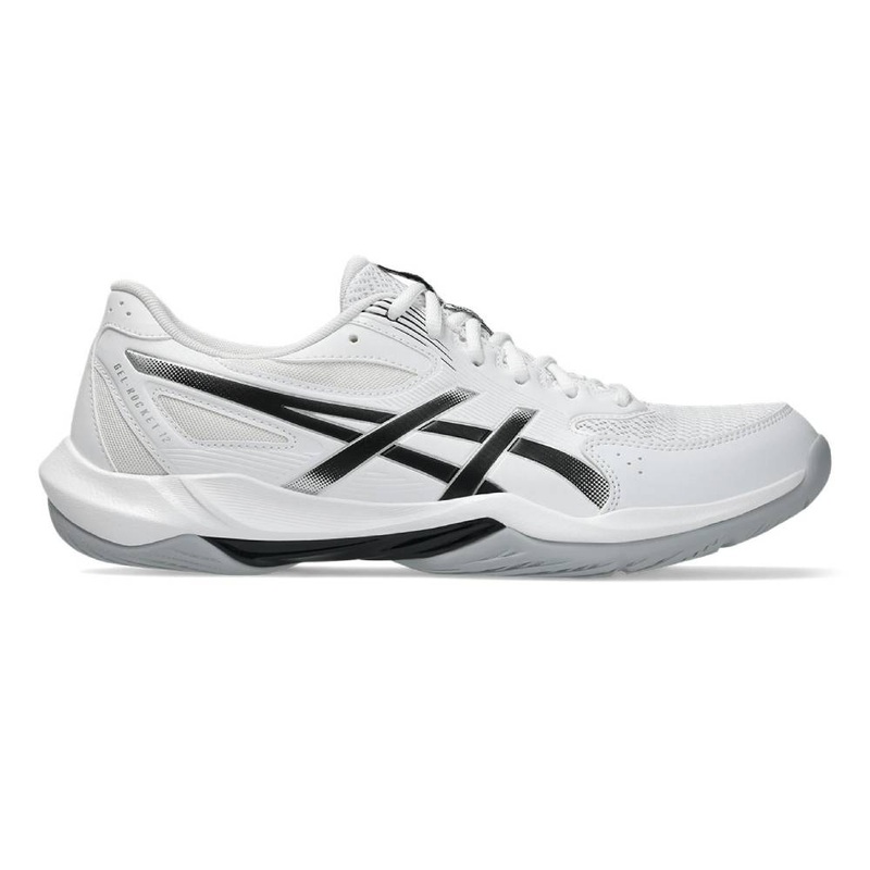 Asics Gel Rocket 12 Men's Indoor Court Shoe (White/Black)