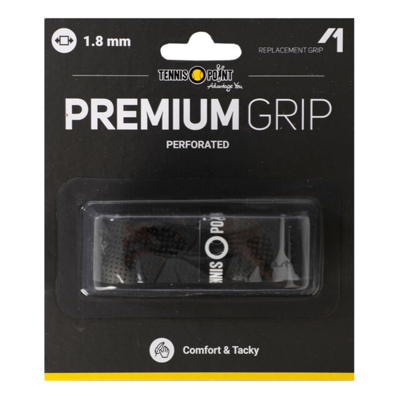 Premium Grip Perforated 1 Pack-Black