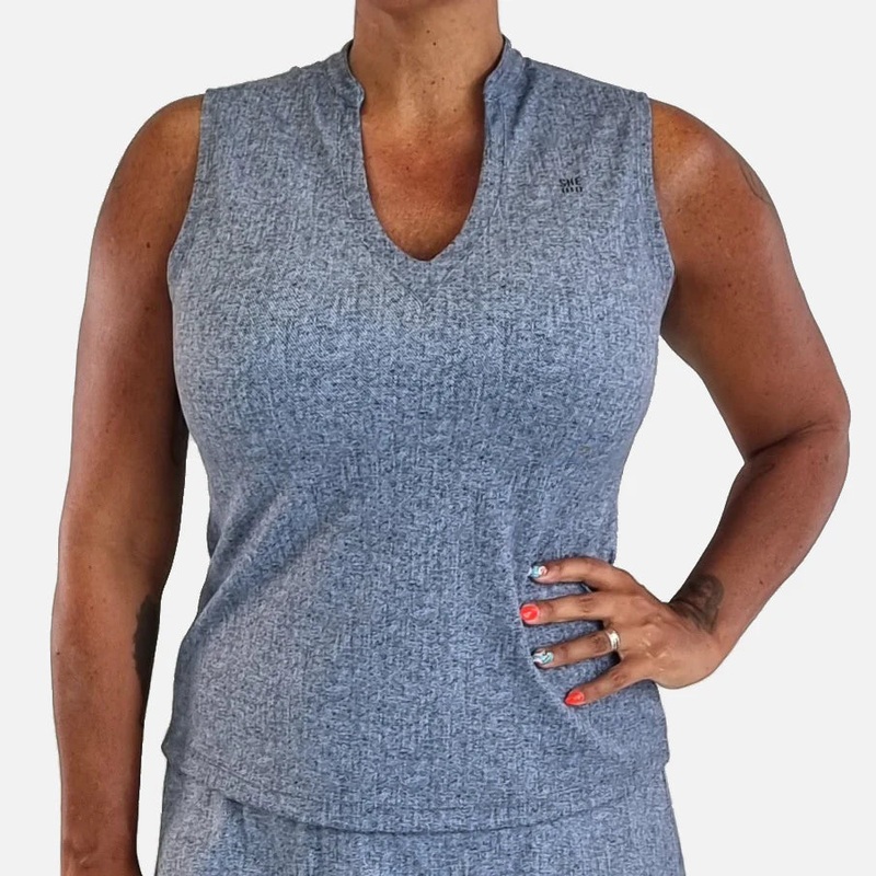 Shedid Denim Lux Tank|S|M|L|XL|2XL|3XL|4XL