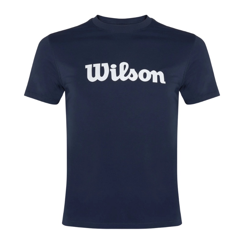 T-shirt Wilson Team Graphic Tee Script Bleu Marine