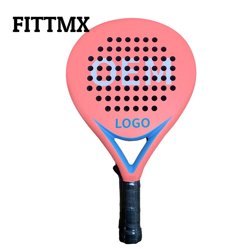 3K12K18K Diamond Eardrop Round Carbon Shape Paddle Racket Padel Custom Logo
