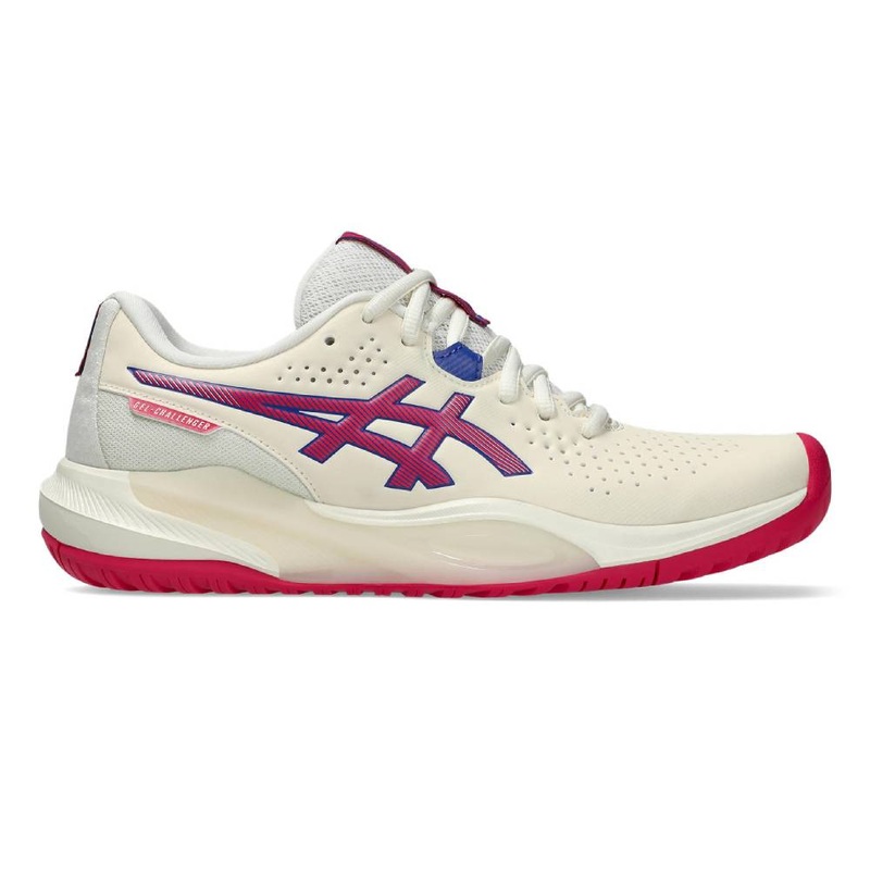 Asics Gel Challenger 15 Women's Tennis Shoe (Cream/Bright Rose)