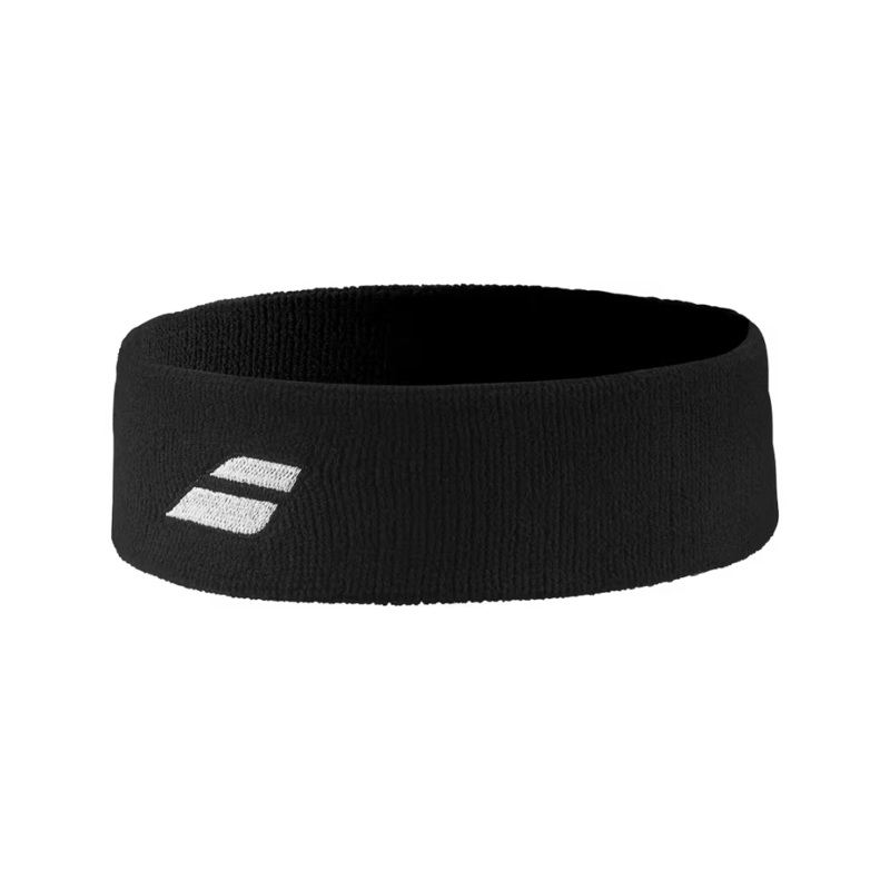 Bandeau ponge Babolat Logo Headband Noir 2024