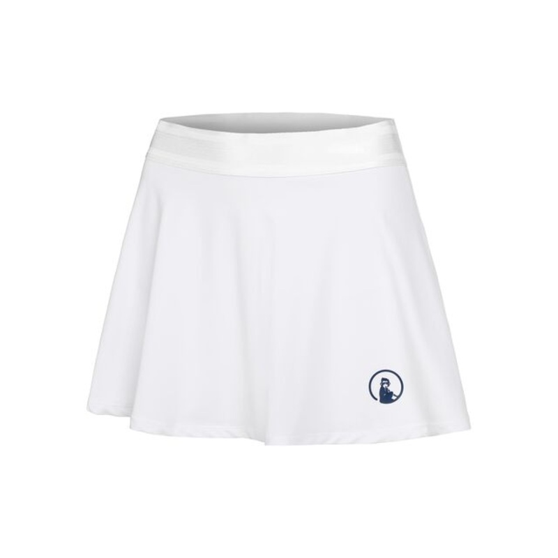 Bounce Skirt Women - White, Dark Blue